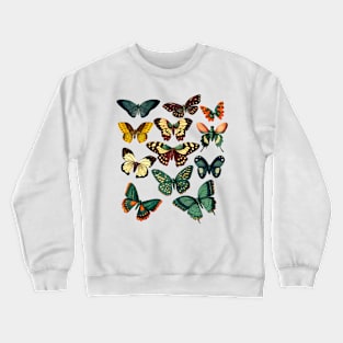 Vintage Butterflies Crewneck Sweatshirt